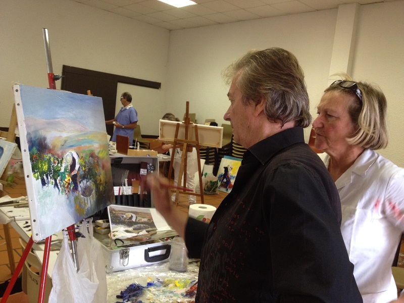 Mars 2016 - Atelier stage de peinture avec Casimir Ferrer