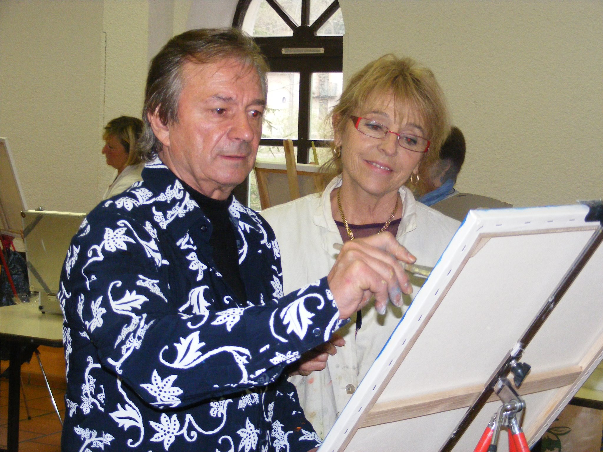 Mai 2018 - Atelier stage de peinture avec Casimir Ferrer